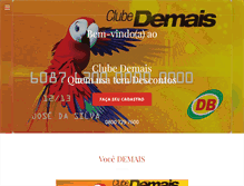 Tablet Screenshot of clubedemais.com.br